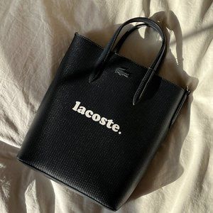 Lacoste Anthracite Vertical Shopping Bag